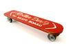 Vintage Roller Derby Wood Skateboard in Red with Steel Wheels (c.1950s) - thirdshift
