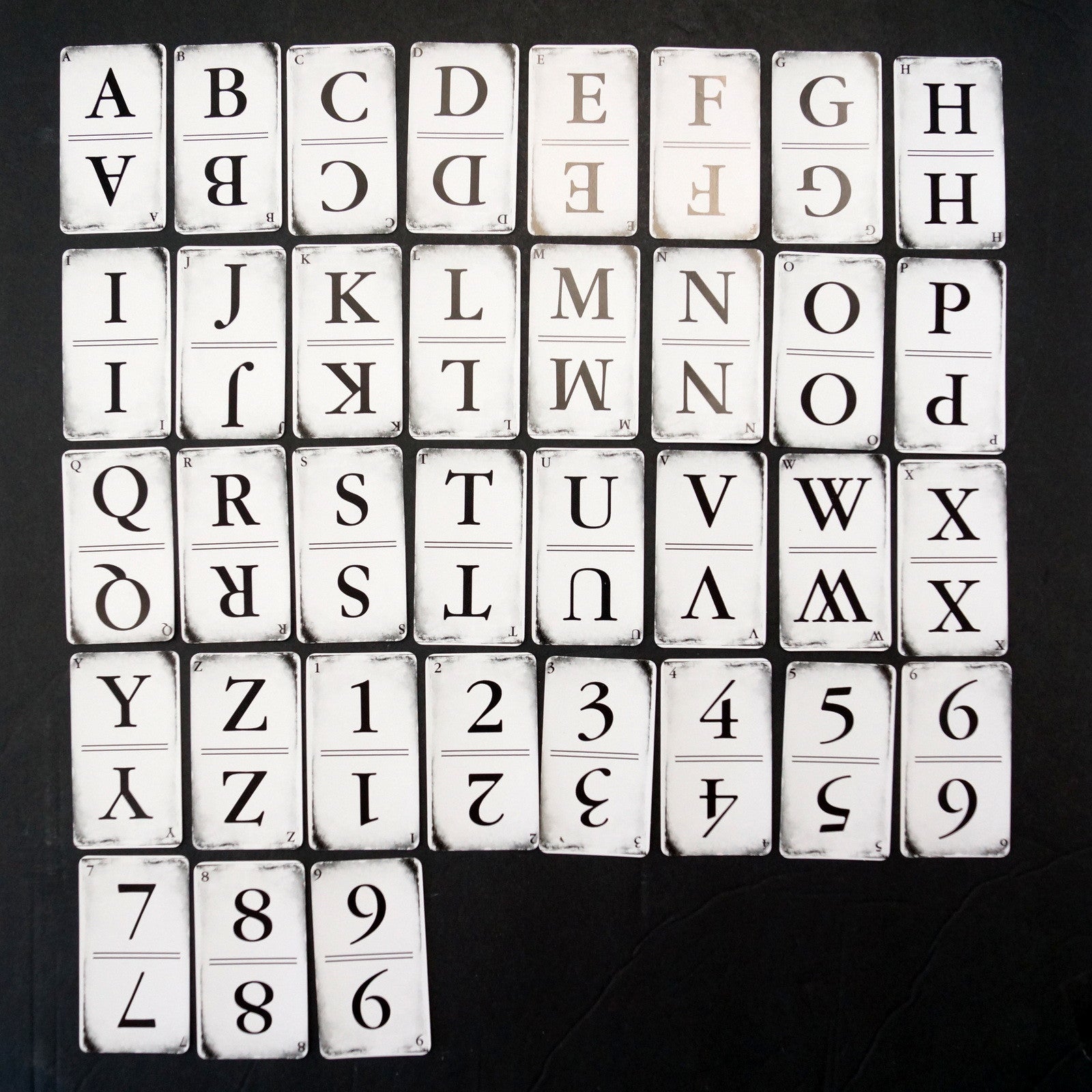 Cardstock Alphabet
