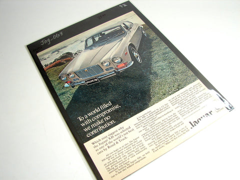 Vintage Jaguar XJ6 Jag British Leyland Original Print Ad, Period Paper ...