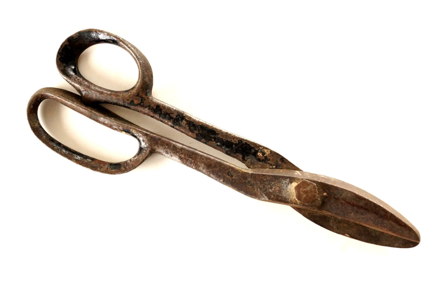 Vintage Large Heavy Metal Scissors Farm Shears (c.1940s) –