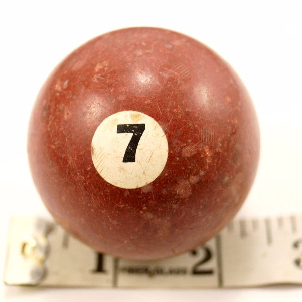 Antique Billiard Ball Orange Number 13 Standard Pool Ball -  in 2023