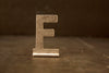 Vintage Metal Sign Letter "F" with Base, 1-13/16 inches tall (c.1950s) - thirdshift