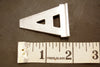 Vintage Metal Sign Letter "A" with Base, 1-13/16 inches tall (c.1950s) - thirdshift